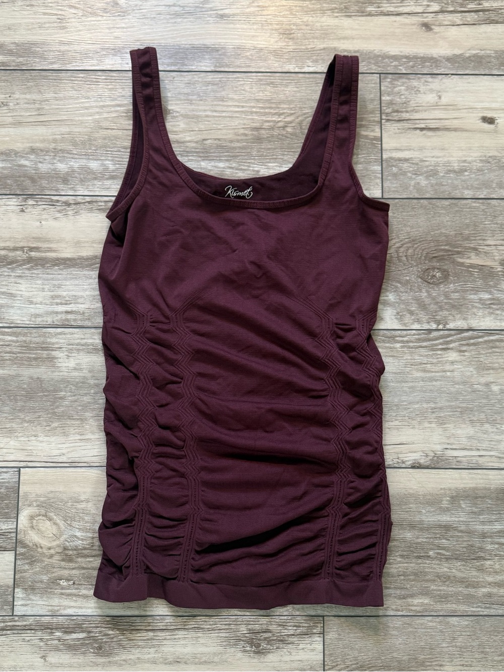 Kismet Ruched Scoop Tank Top